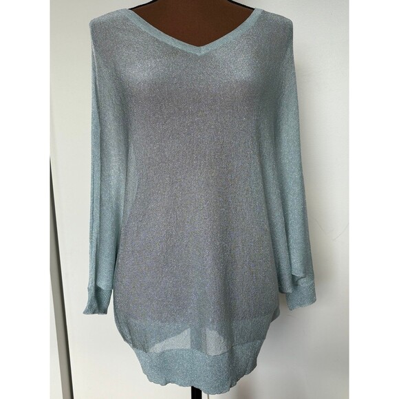 DKNY semi sheer top - size Large - Picture 1 of 7